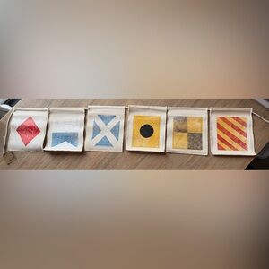Nautical Signal Flag Bunting | Addie Peet Family Sign